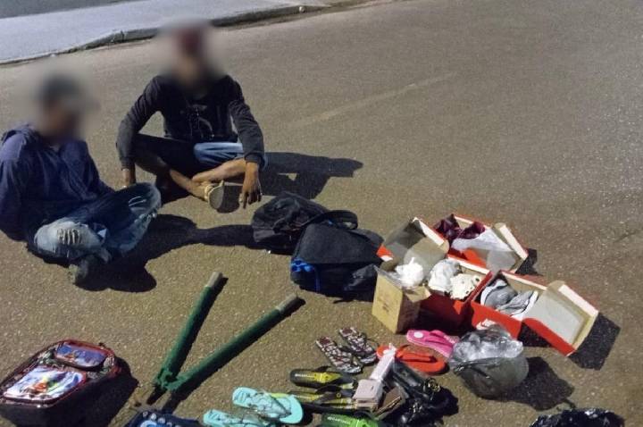 Guarnição Comércio Seguro do 5º BPM recupera objetos furtados e prende suspeitos em flagrante em Porto Velho