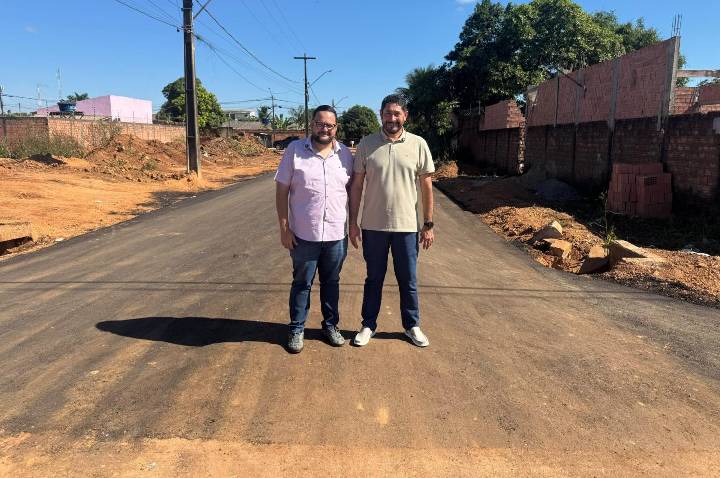Márcio Pacele acompanha avanço das obras de infraestrutura no Parque Amazônia