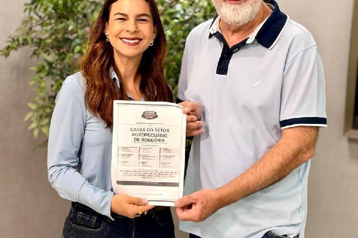 Mariana Carvalho recebe Carta do Agro e assume compromisso com pautas para Rondônia