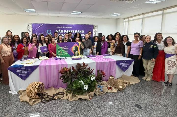 Ministério das Mulheres, do Governo Federal, abre ação Tenda Lilás em Rondônia ao lado da deputada Cláudia de Jesus e do prefeito Léo Moraes