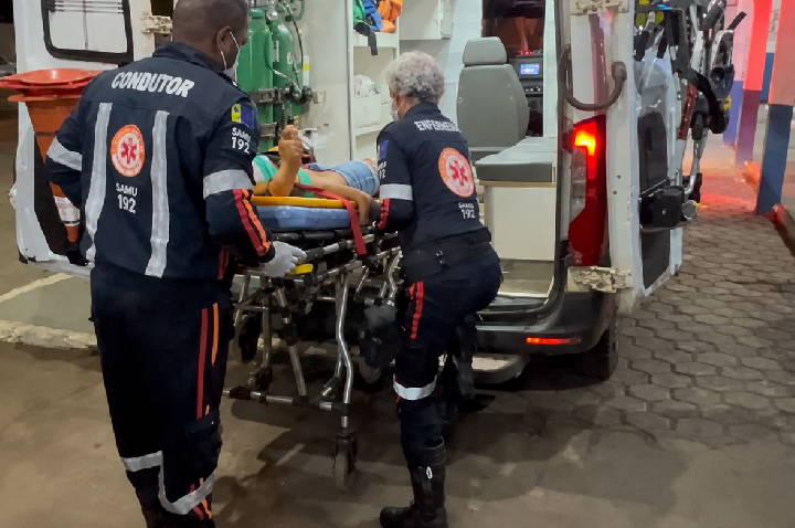 Mulher sofre fratura em grave acidente na BR-364