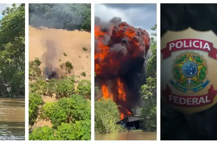 PF intensifica combate ao garimpo ilegal no rio Madeira durante operação na Amazônia