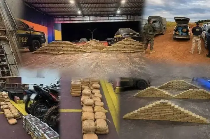 PRF apreende 439 quilos de drogas na BR-364