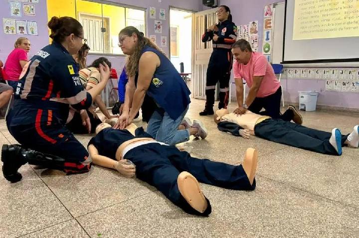 Projeto Samuzinho ultrapassa marca de 600 servidores da Educação capacitados em primeiros socorros