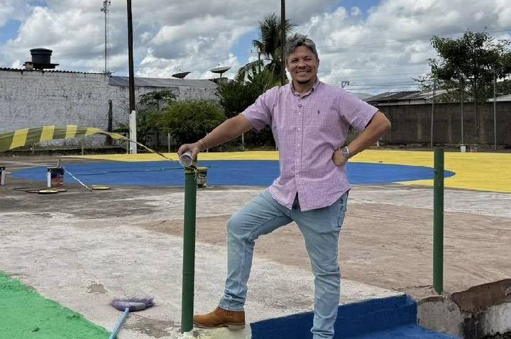 Reforma da praça do bairro Aponiã é concluída e devolve espaço de lazer à comunidade