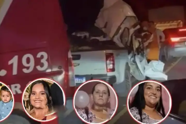 Tragédia na RO-479 mata cinco pessoas da mesma família em acidente