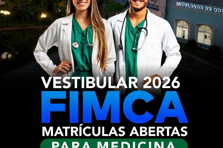 Vestibular de Medicina FIMCA 2026.2: transforme seu sonho em uma carreira que faz a diferença