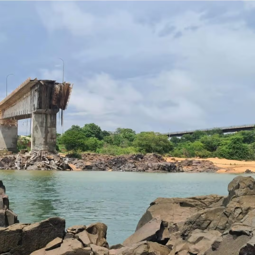 Contaminação por ácido sulfúrico complica buscas por desaparecidos após colapso de ponte na divisa entre Tocantins e Maranhão