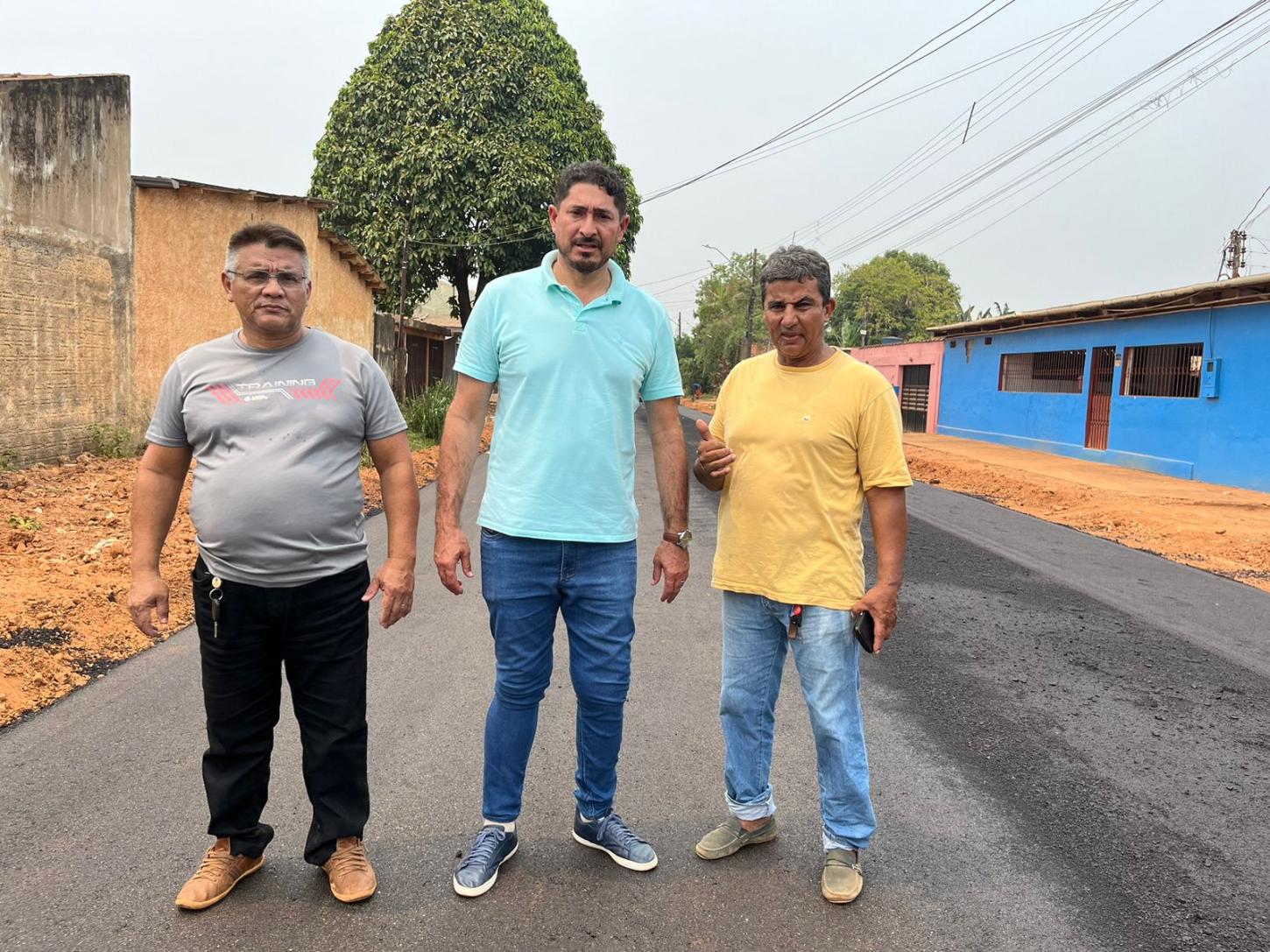 Bairro Cidade do Lobo recebe pavimentação asfáltica após anos de trabalho conjunto