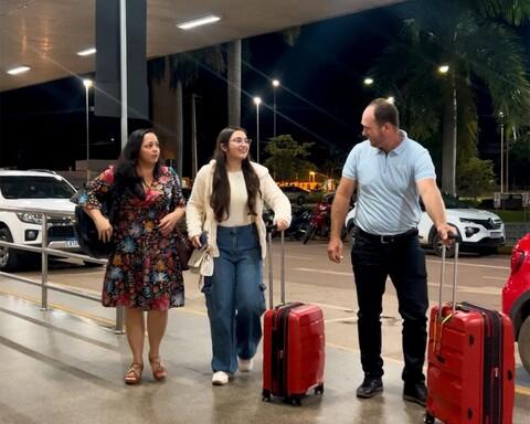 Estudante de Rolim de Moura parte para intercâmbio nos Estados Unidos