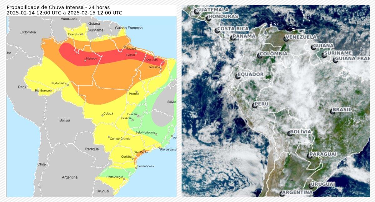 Fortes chuvas atingem Rondônia com risco de alagamentos e alerta de severidade