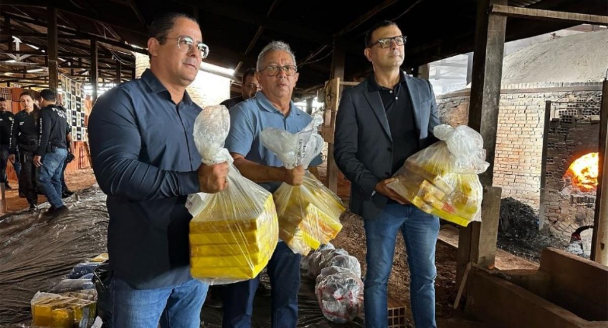 Ministério Público de Rondônia supervisiona incineração de mais de 700 kg de entorpecentes