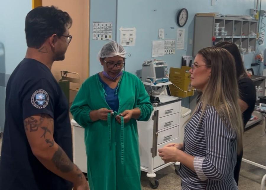 Vereadora Sofia Andrade realiza visita de fiscalização à UPA de Jacy-Paraná