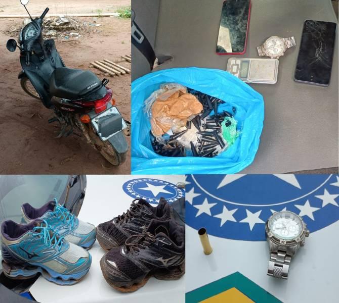 Ladrões que assaltaram, agrediram adolescentes e atiraram contra parede de lanchonete são presos em menos de 24 horas, em Vilhena 