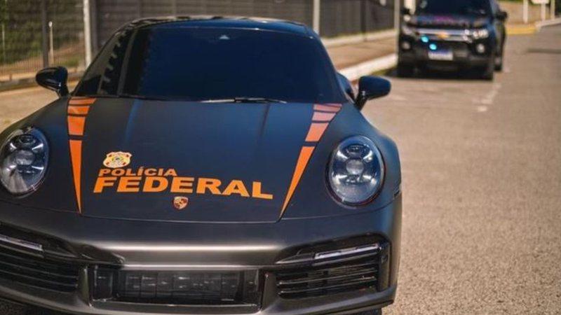 Porsche de R$ 1,5 milhão que atinge 100 km/h em menos de 3 segundos vira viatura da PF em SC