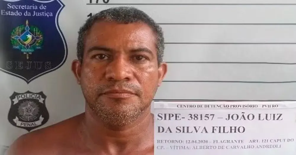 Serial killer que assassinou filho de jornalista escapa de presídio em Porto Velho; Polícia alerta para periculosidade