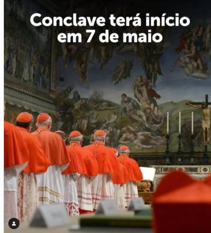 Conclave para Eleição do Novo Papa Começará em 7 de Maio