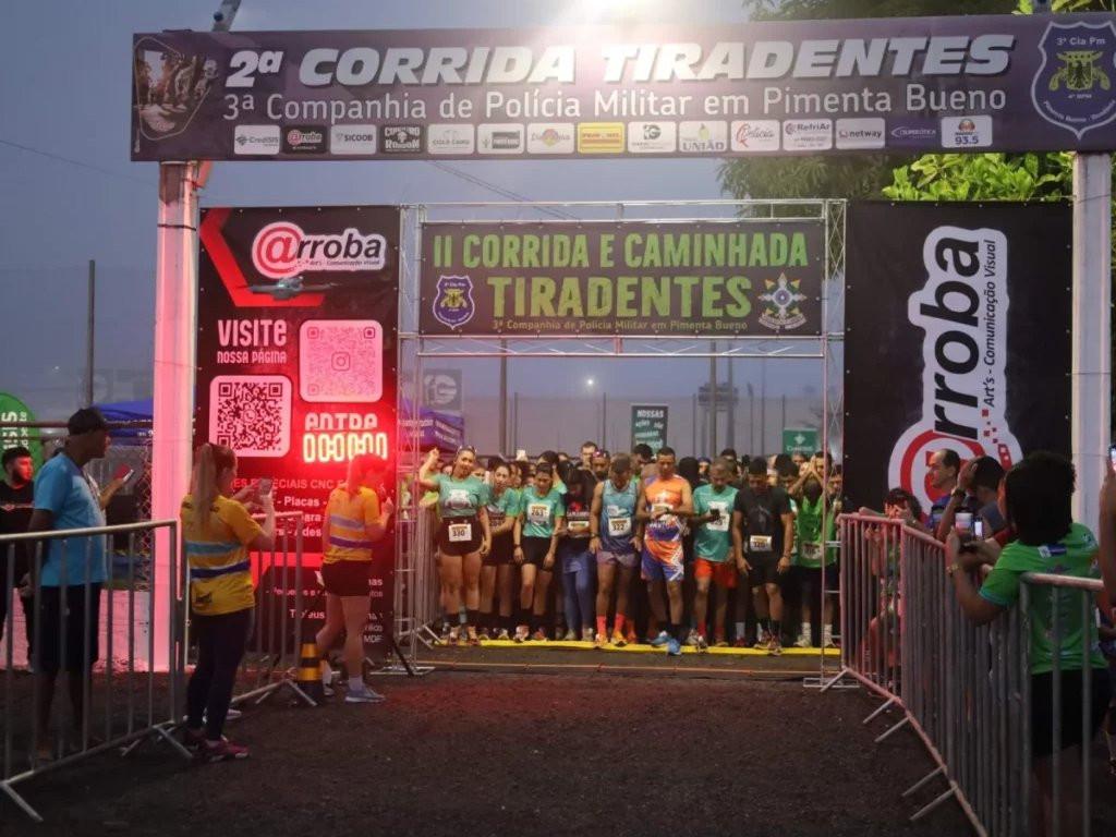 Pimenta Bueno – 2ª Corrida e Caminhada Tiradentes da Polícia Militar reúne 401 atletas