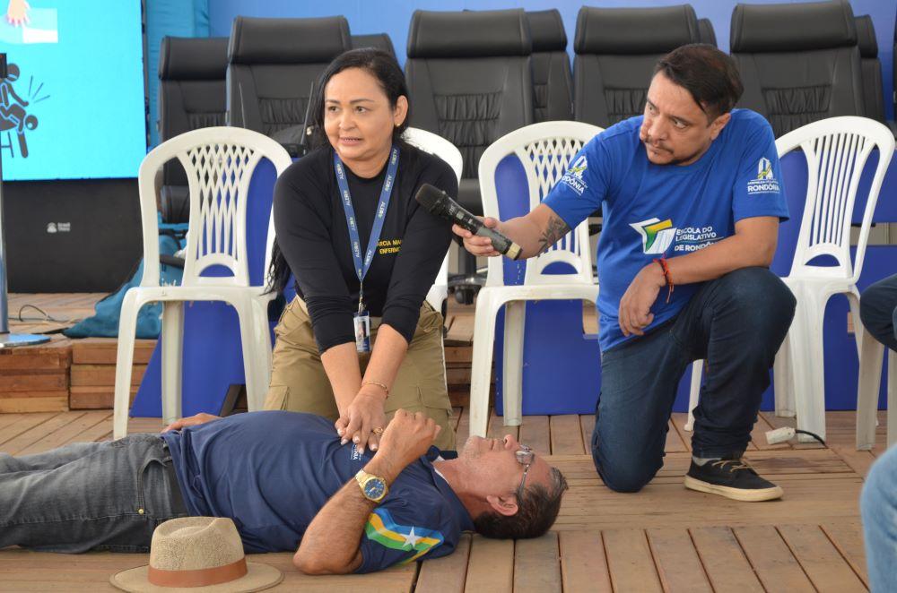 Assembleia Legislativa promove capacitação sobre primeiros socorros na Rondônia Rural Show
