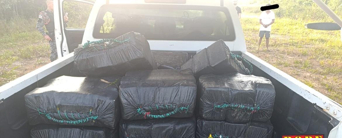 Com apoio da PM de Rondônia, forças de segurança apreendem 300 kg de cocaína no Amazonas