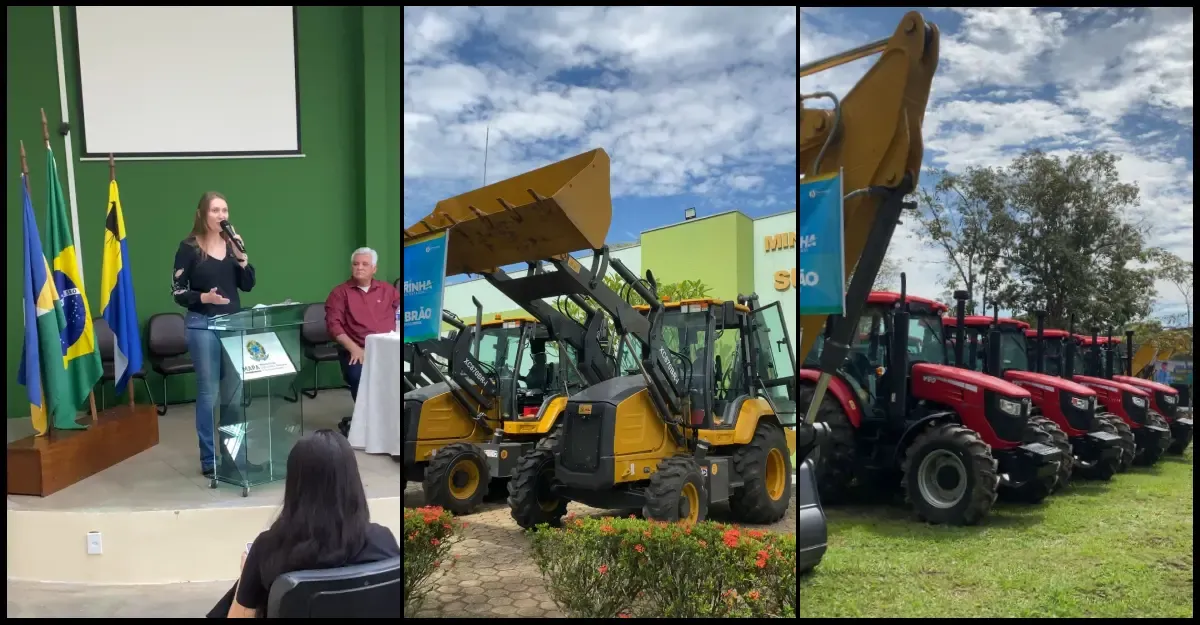 Deputada Gislaine Lebrinha entrega mais de R$ 10 milhões em máquinas para fortalecer a agricultura familiar em Rondônia
