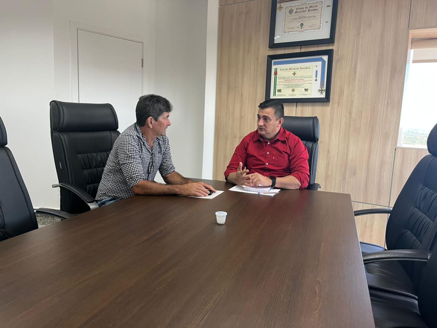 Vereador de Primavera de Rondônia visita gabinete do deputado Laerte Gomes