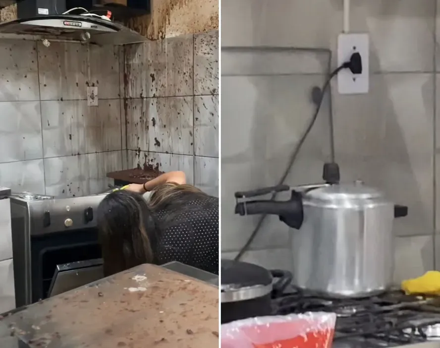 Panela de pressão explode e atinge funcionária de escola na capital