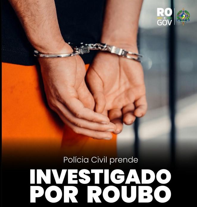 Polícia Civil prende homem condenado por roubo na zona leste de Porto Velho