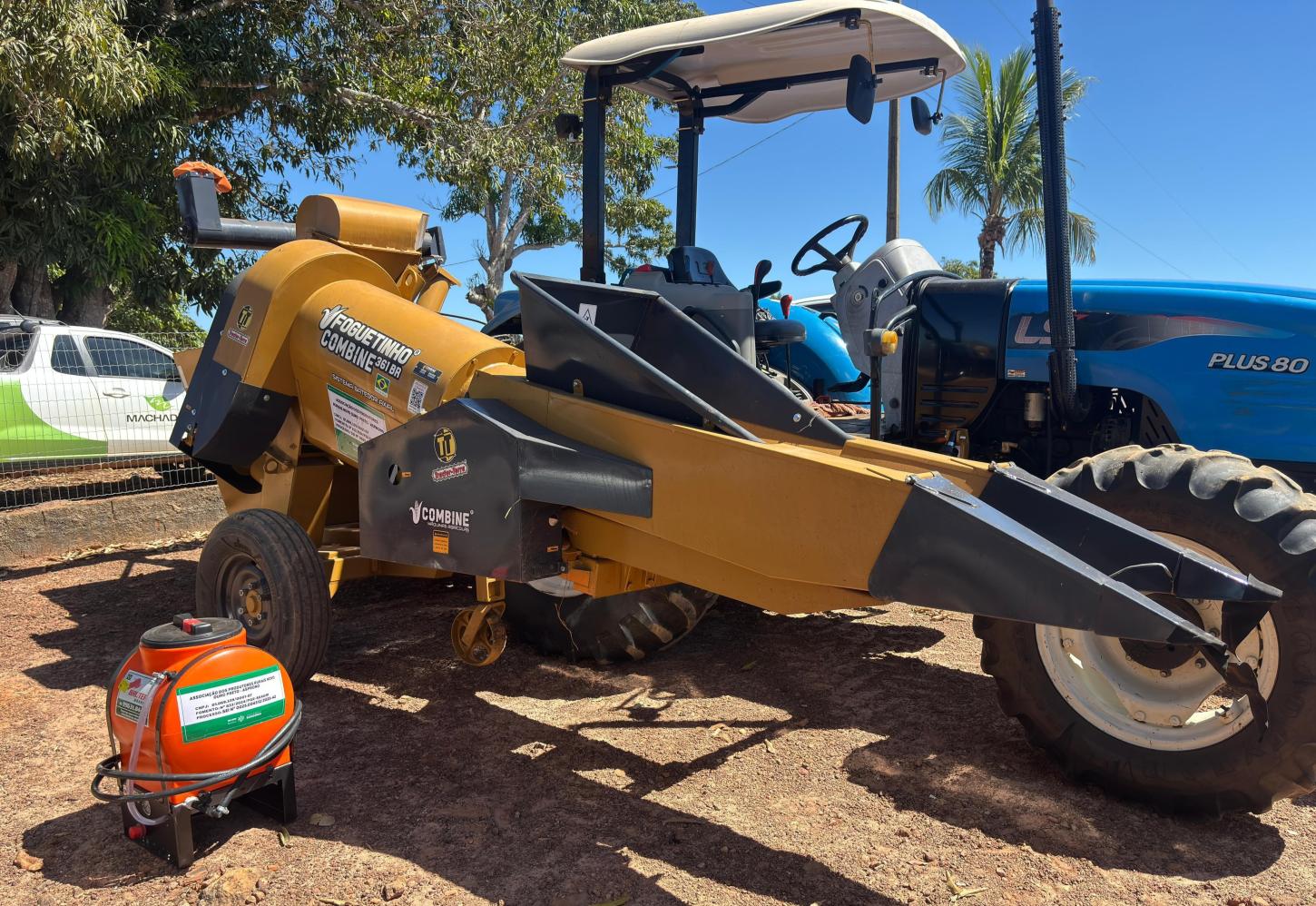 Deputado Alan Queiroz participa da entrega de equipamentos agrícolas para fortalecer produtores rurais de Ouro Preto do Oeste