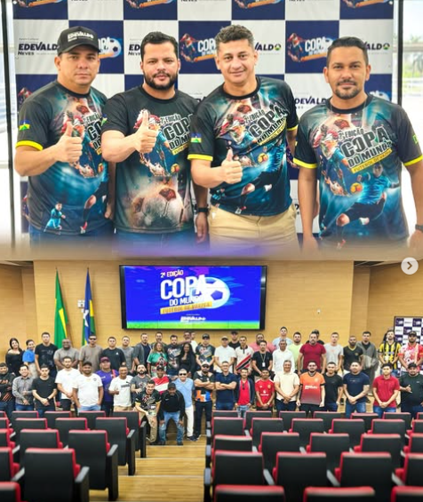 Deputado Edevaldo Neves lança oficialmente a Copa do Mundo de Várzea de Rondônia