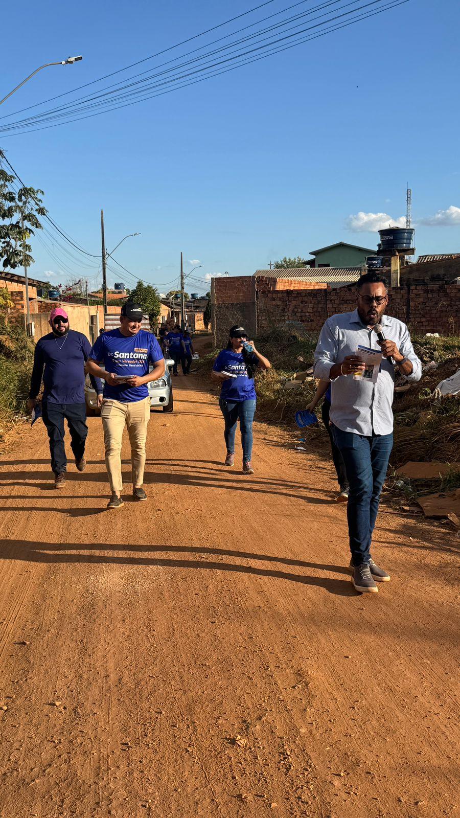 Dr. Santana comemora início das obras do programa “Tchau Poeira” no Bairro Castanheiras, Zona Sul de Porto Velho