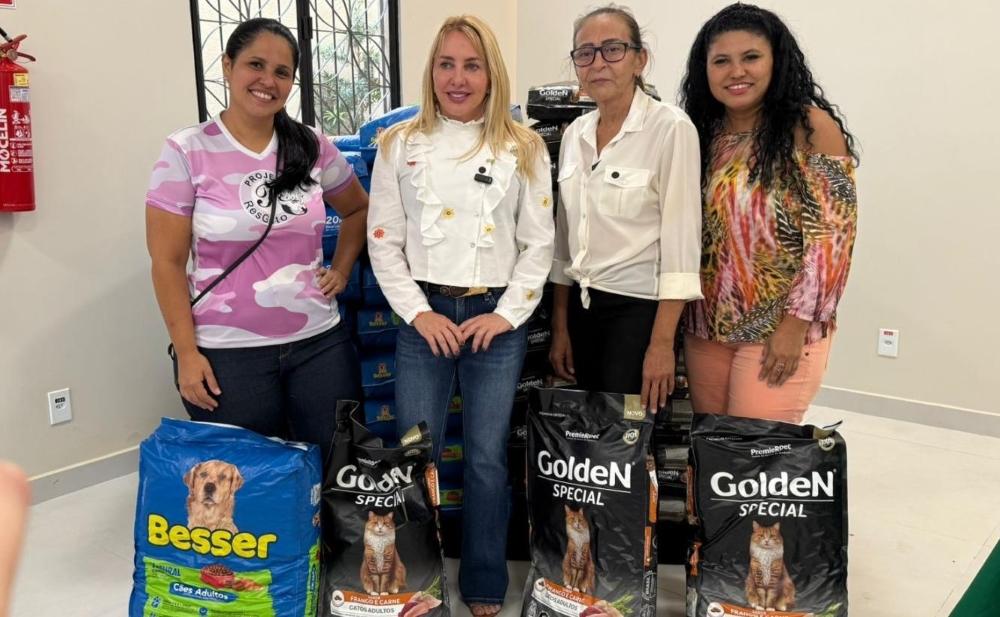 Ieda Chaves destina R$ 300 mil para investimentos na proteção de cães e gatos em Porto Velho