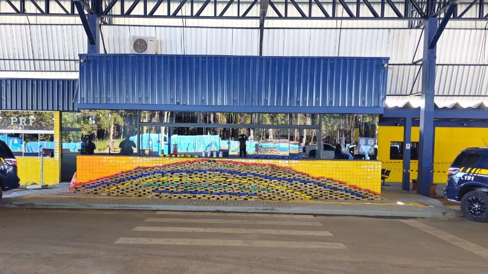 Motorista é preso em Vilhena com mais de 1,2 tonelada de maconha escondida em caminhão