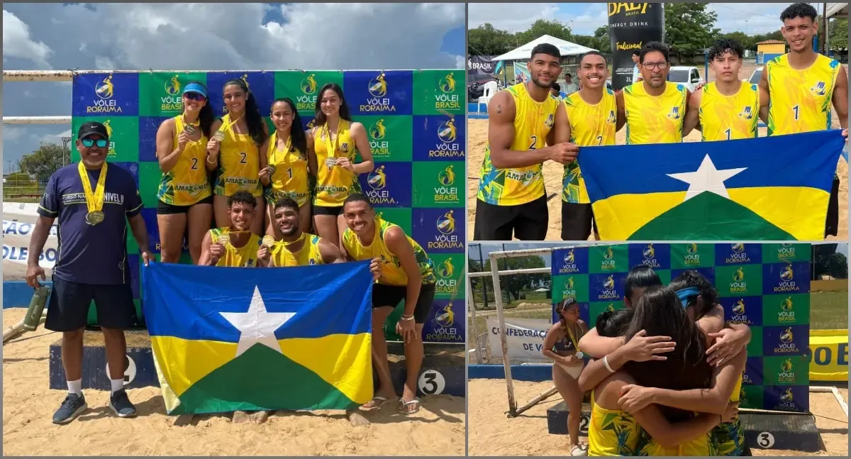 Rondônia é ouro na Copa Regional Sub-23 – Norte de vôlei de areia