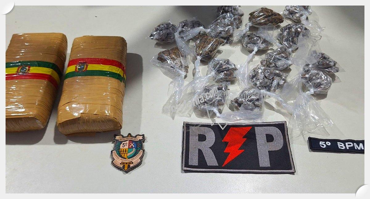 Suspeito é preso com drogas no bairro Teixeirão em Porto Velho