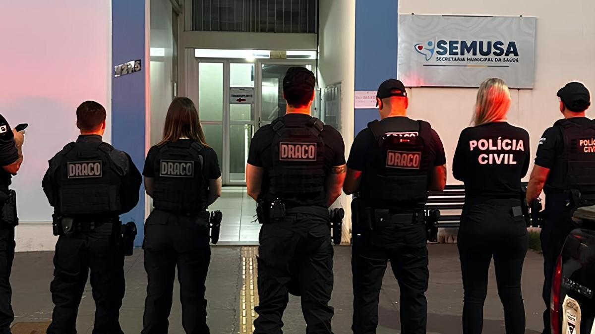 Operação da Polícia Civil cumpre mandados contra esquema de venda ilegal de vacinas do SUS em Cacoal