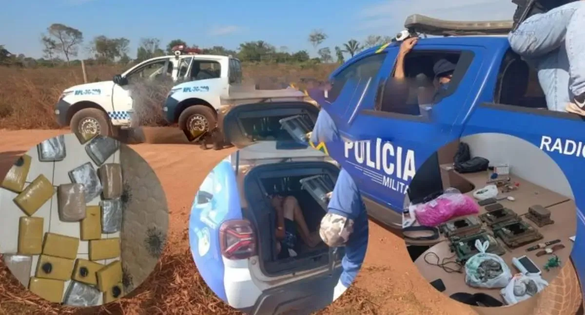PM prende sete suspeitos por sequestro e tráfico em Rolim de Moura