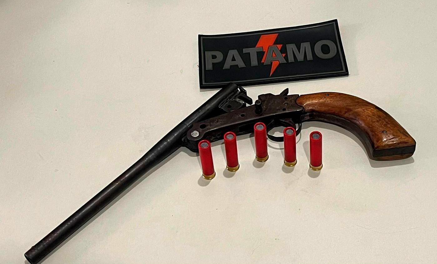 Polícia Militar prende homem armado em festa de cavalgada