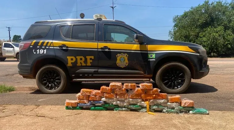 PRF apreende mais de 44 kg de pasta base de cocaína em Porto Velho