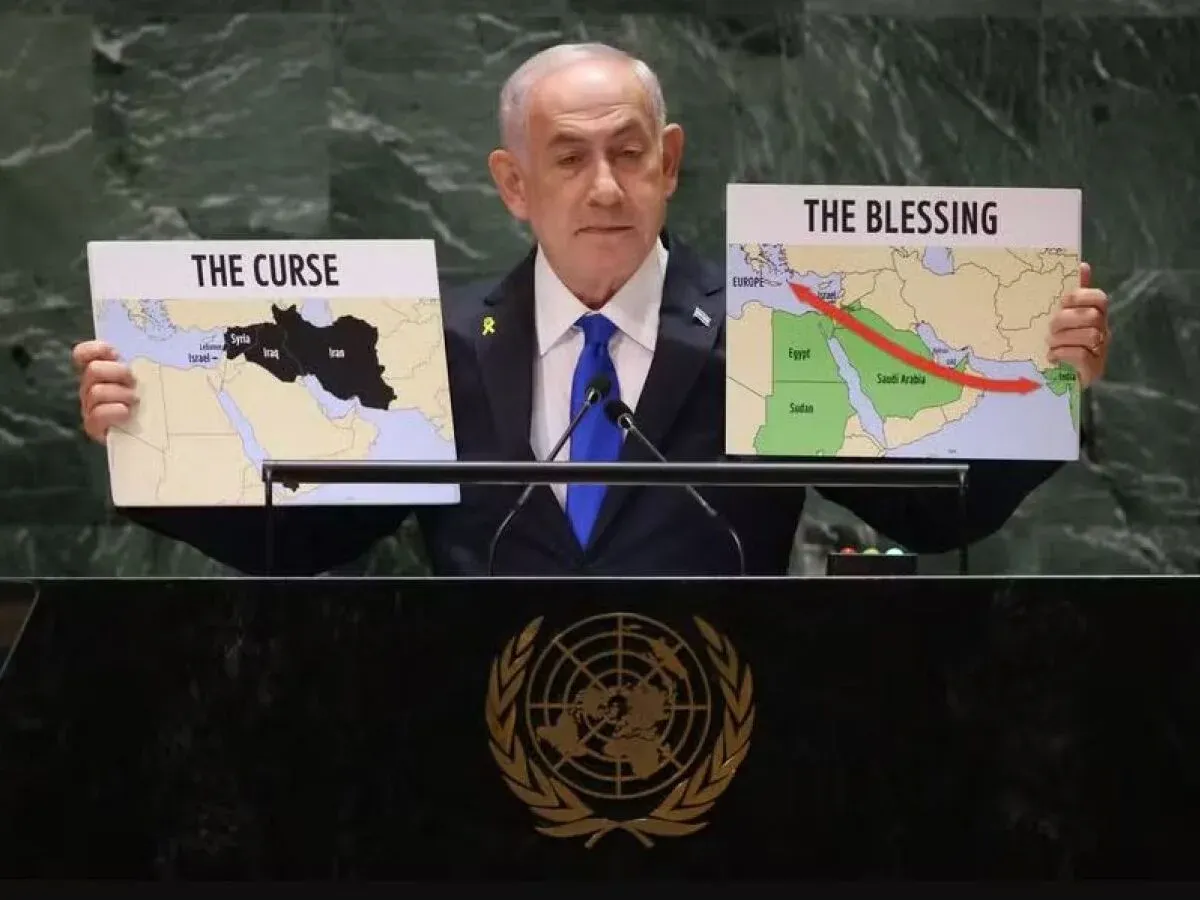Delegação do Brasil e de outros países deixam plenário durante discurso de Netanyahu na ONU