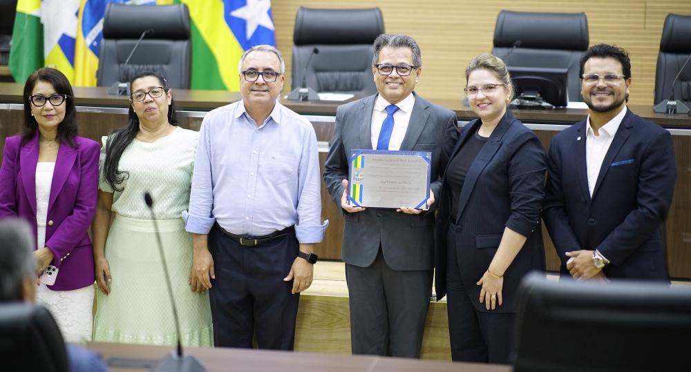 Ex-prefeito de Colorado do Oeste, José Ribamar, é homenageado pela Assembleia Legislativa