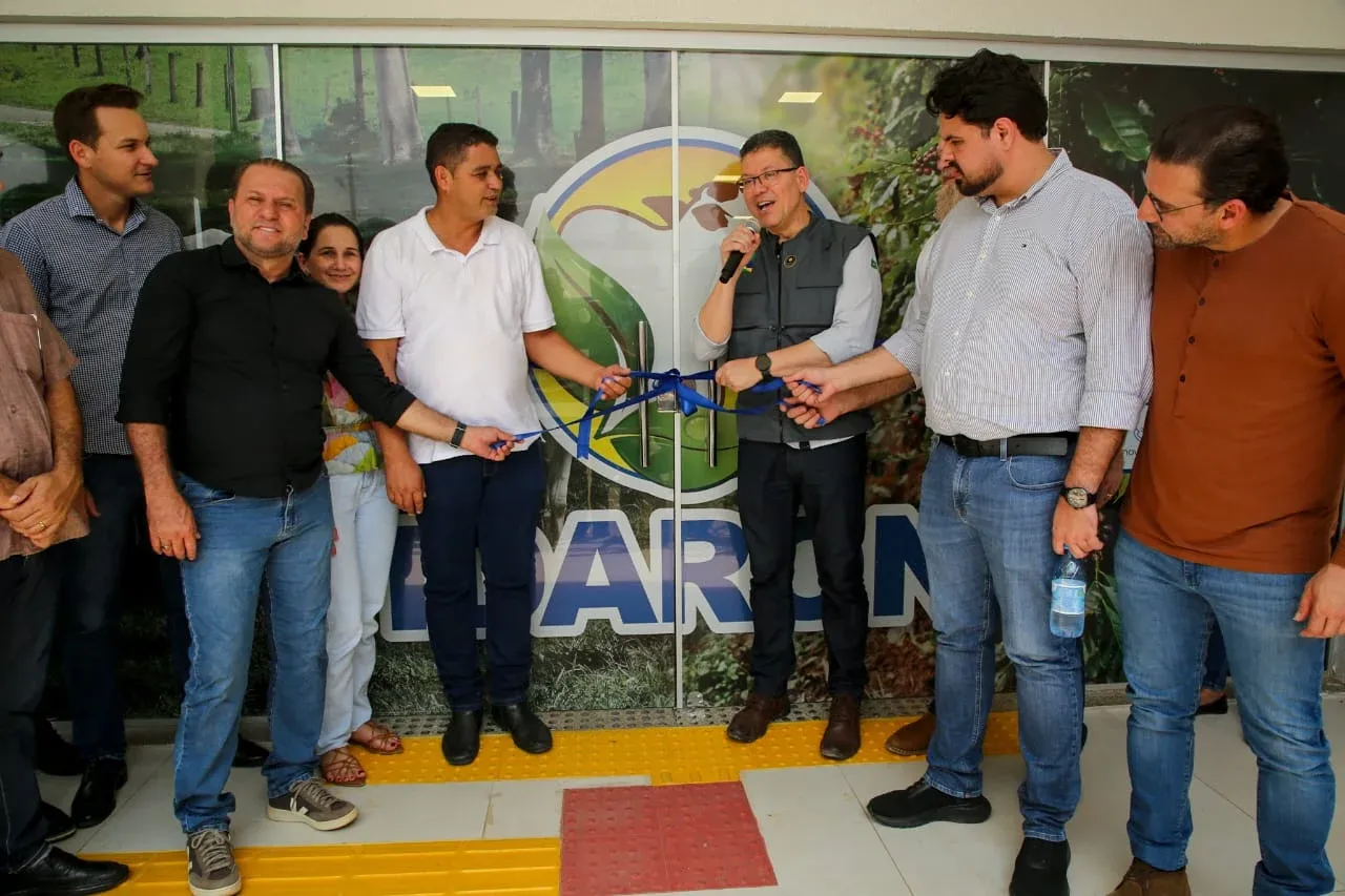 Governador Marcos Rocha investe no fortalecimento do setor agropecuário com inauguração de nova agência da Idaron