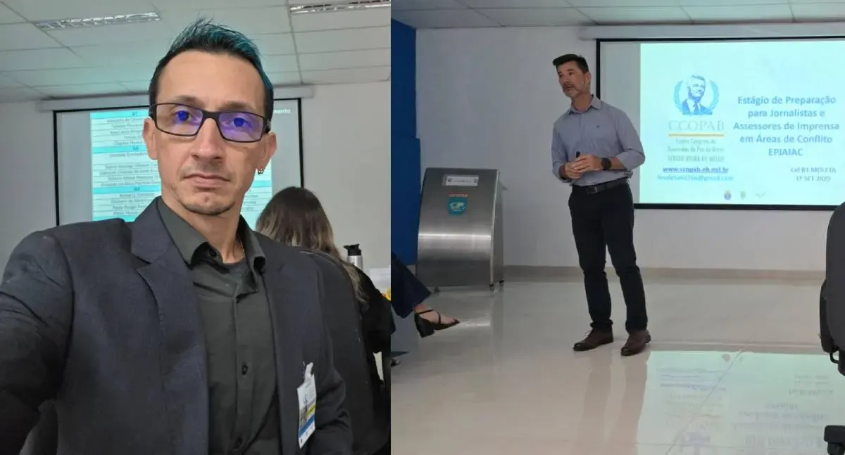 Jornalista de Rondônia participa de curso em área de conflito com o Exército no RJ