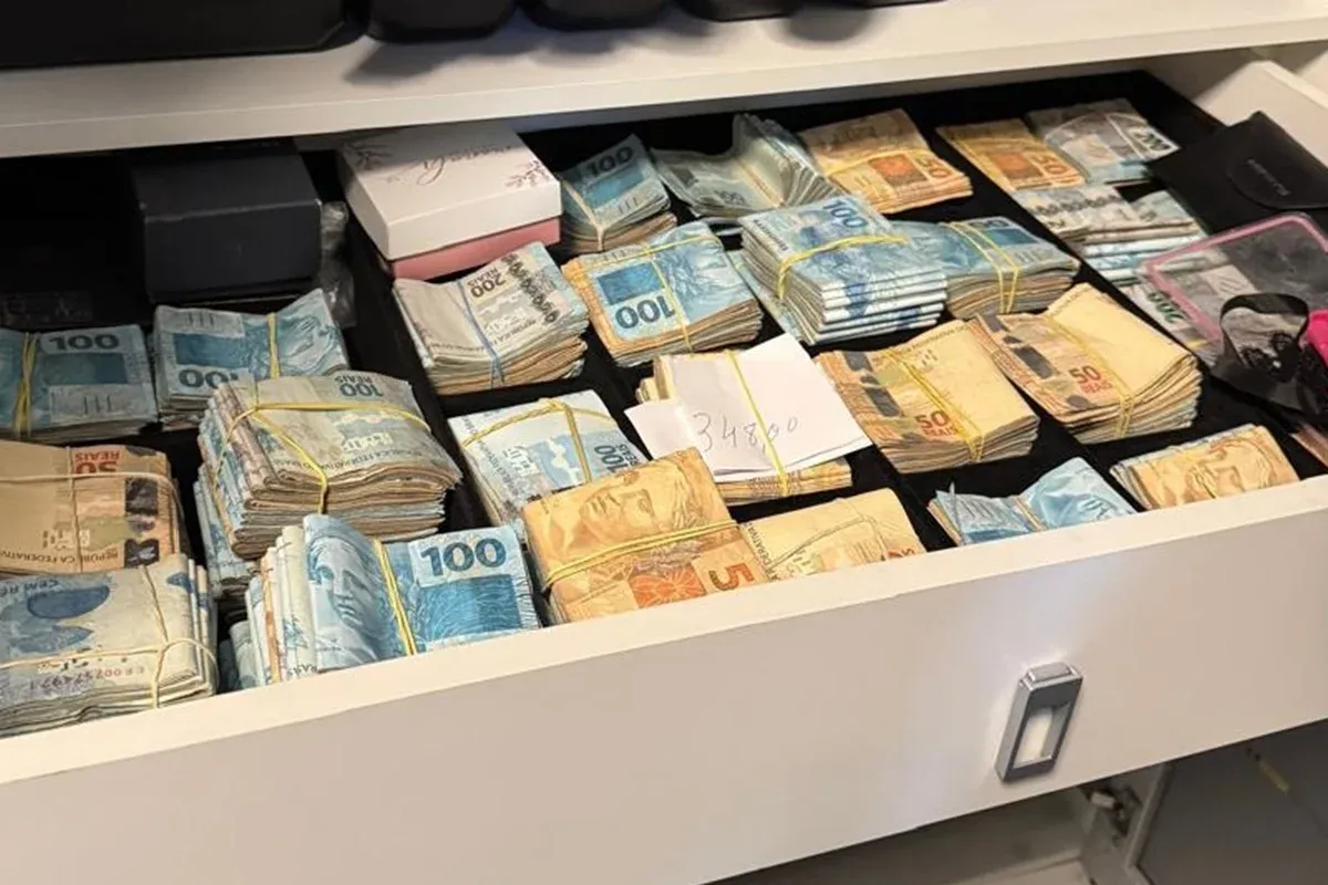Operação contra lavagem de dinheiro apreendeu R$ 1 milhão em dinheiro