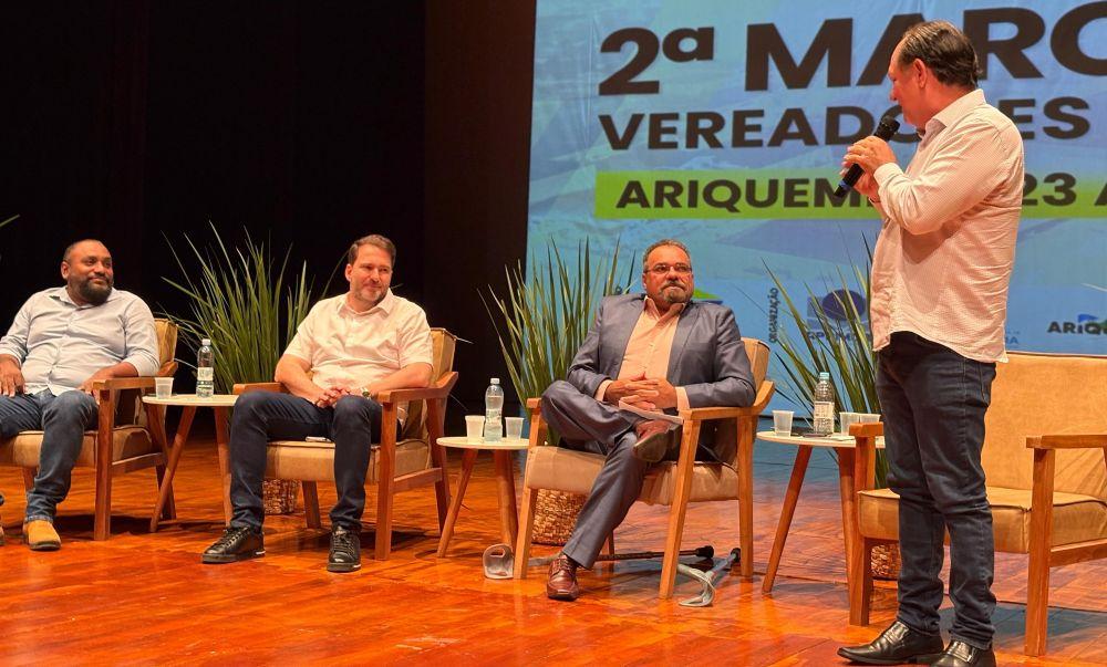 Pedro Fernandes participa da 2ª Marcha dos Vereadores em Ariquemes