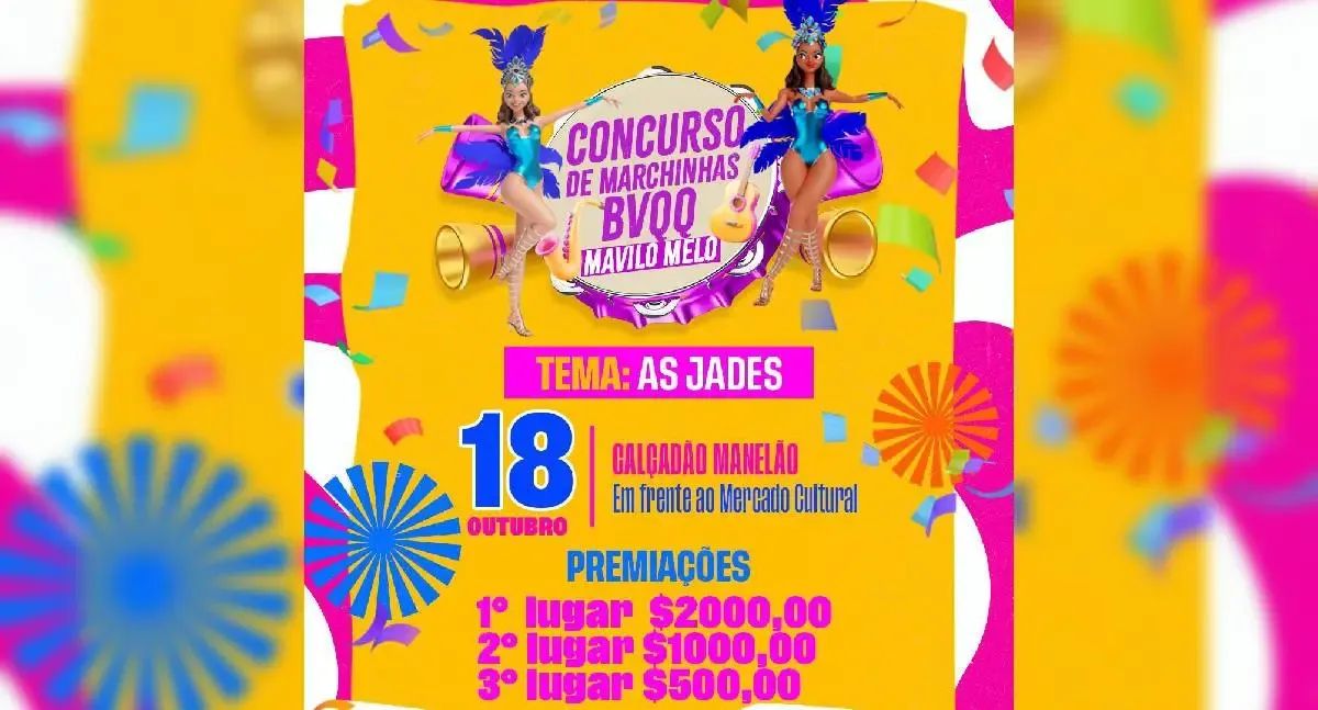 Banda do Vai Quem Quer realiza concurso de marchinhas no Mercado Cultural