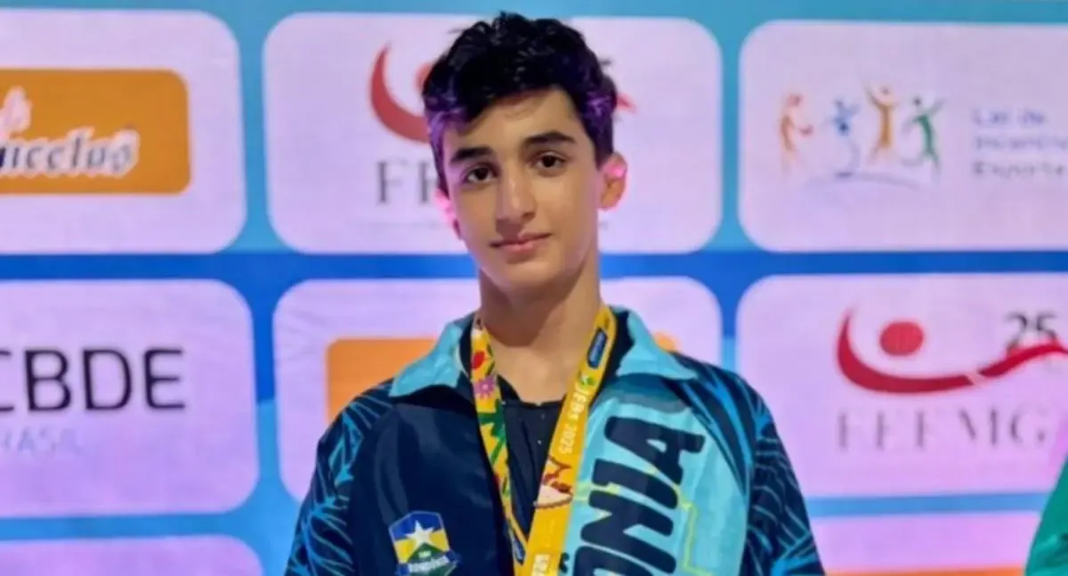 Estudante-atleta do Irã conquista medalha de bronze para Rondônia nos Jogos Escolares Brasileiros