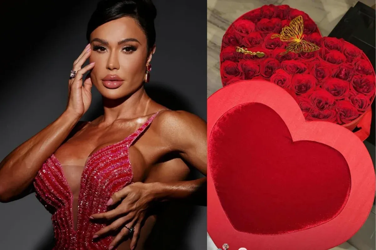 Gracyanne Barbosa recebe presente misterioso após cirurgia no joelho