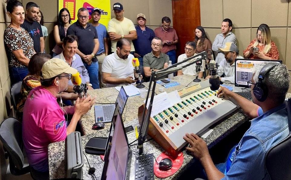 Laerte Gomes concede entrevista a Rádio Rondônia FM em Ouro Preto do Oeste