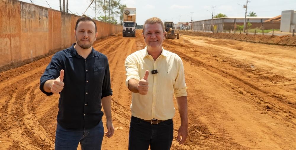 Luizinho Goebel e Prefeitura de Vilhena anunciam novas frentes de asfalto e obras de infraestrutura